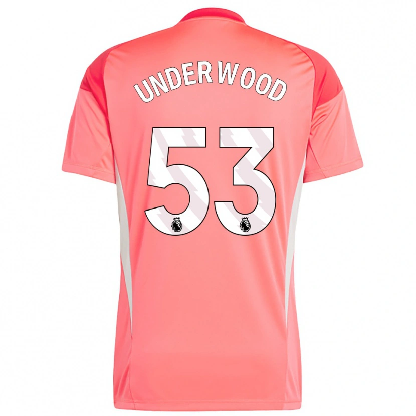 Danxen Homem Marco Underwood #53 Vermelho Branco Camisola Guarda-Redes 2025/26 Camisa
