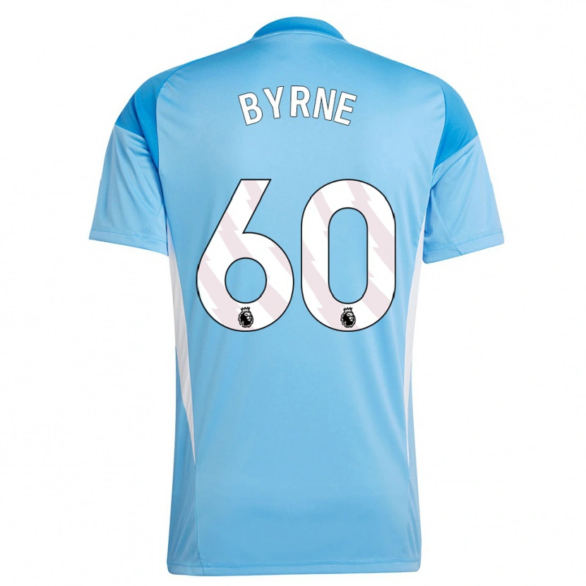 Danxen Homem Reece Byrne #60 Azul Branco Camisola Guarda-Redes 2025/26 Camisa