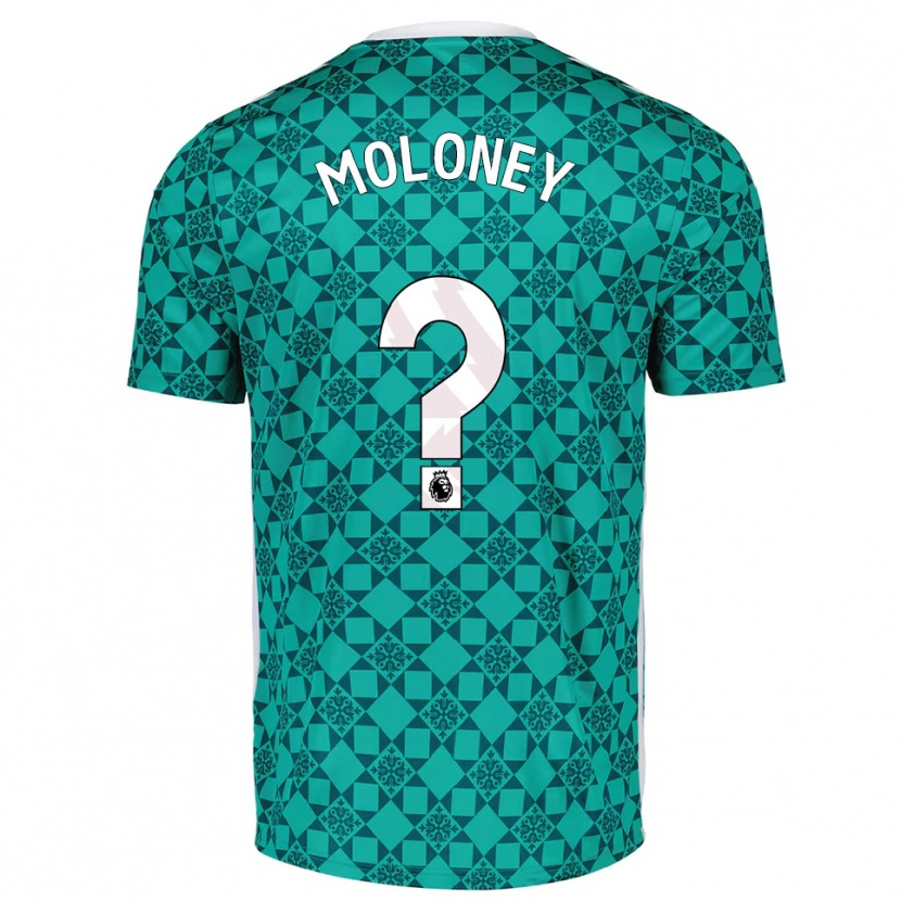 Danxen Homem Grace Moloney #0 Verde Branco Camisola Guarda-Redes 2025/26 Camisa