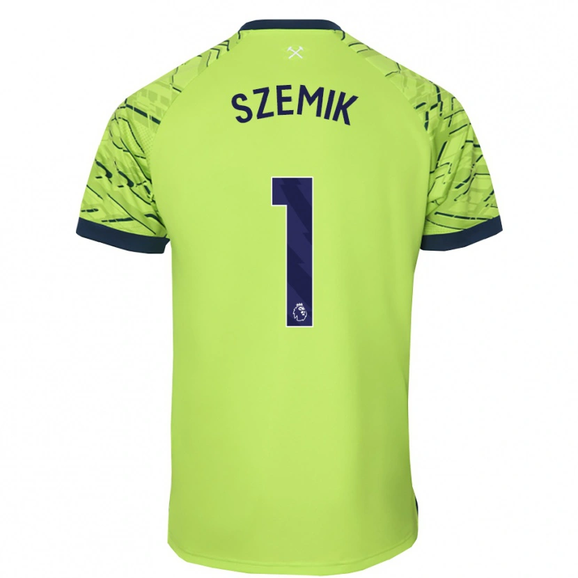 Danxen Homem Kinga Szemik #1 Verde Fluorescente Camisola Guarda-Redes 2025/26 Camisa