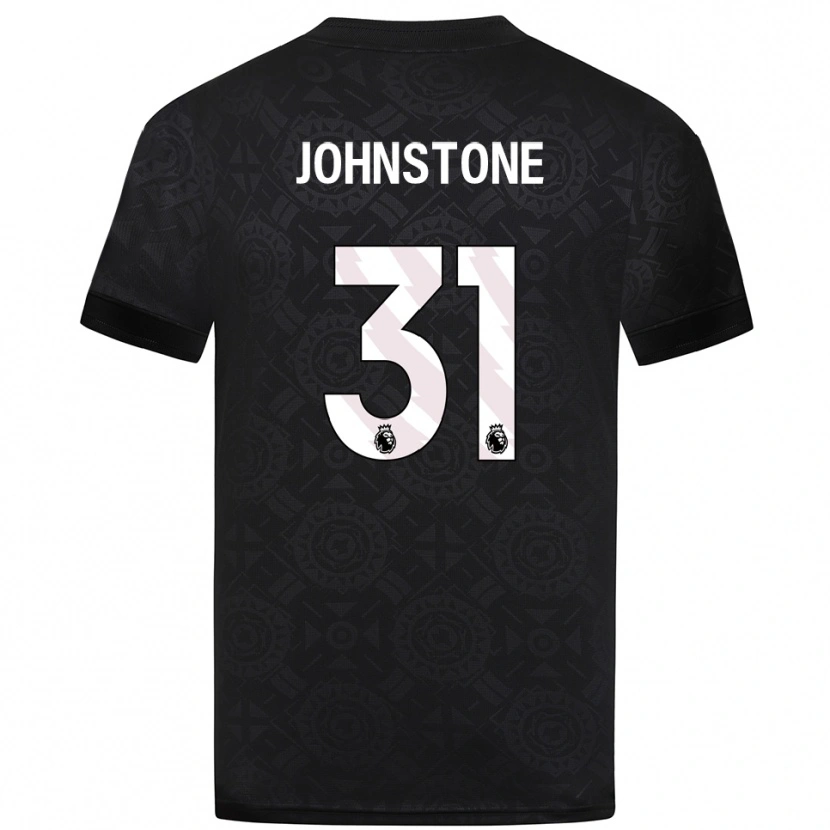 Danxen Homem Sam Johnstone #31 Preto Branco Camisola Guarda-Redes 2025/26 Camisa