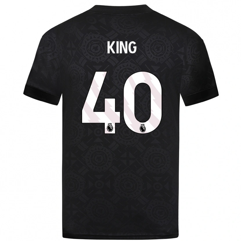 Danxen Homem Tom King #40 Preto Branco Camisola Guarda-Redes 2025/26 Camisa