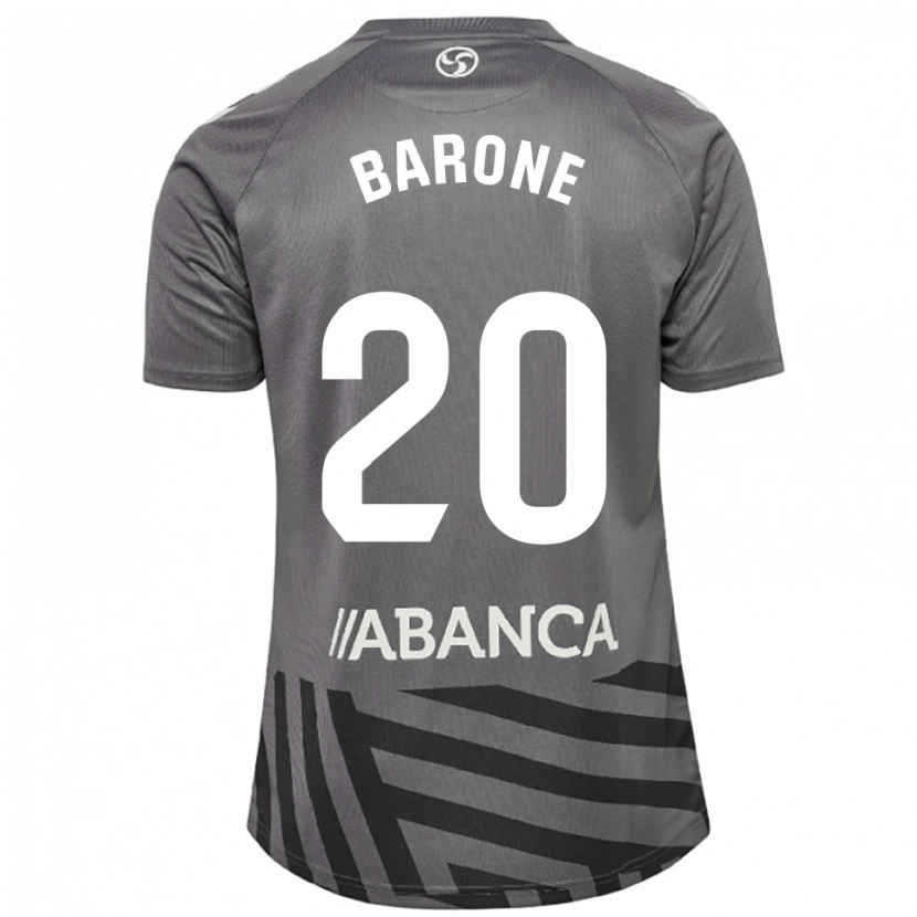 Danxen Homem Caio Barone #20 Cinza Escuro Preto Camisola Guarda-Redes 2025/26 Camisa