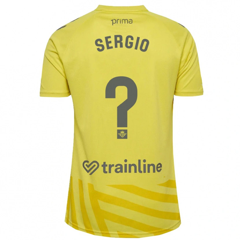 Danxen Homem Sergio Vázquez #0 Amarelo Cinza Camisola Guarda-Redes 2025/26 Camisa