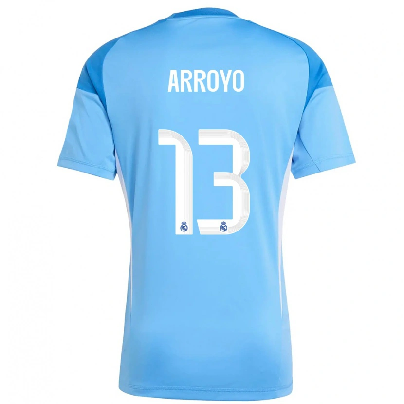 Danxen Homem Diego Arroyo #13 Azul Céu Branco Camisola Guarda-Redes 2025/26 Camisa