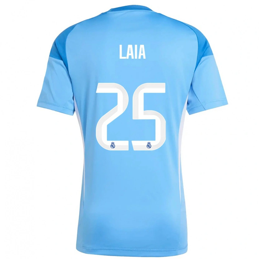 Danxen Homem Laia López De La Morena #25 Azul Céu Branco Camisola Guarda-Redes 2025/26 Camisa