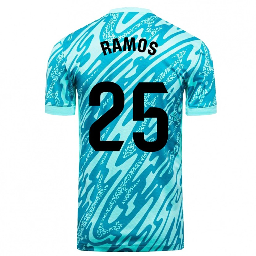 Danxen Homem Alejandro Ramos #25 Azul Céu Branco Camisola Guarda-Redes 2025/26 Camisa