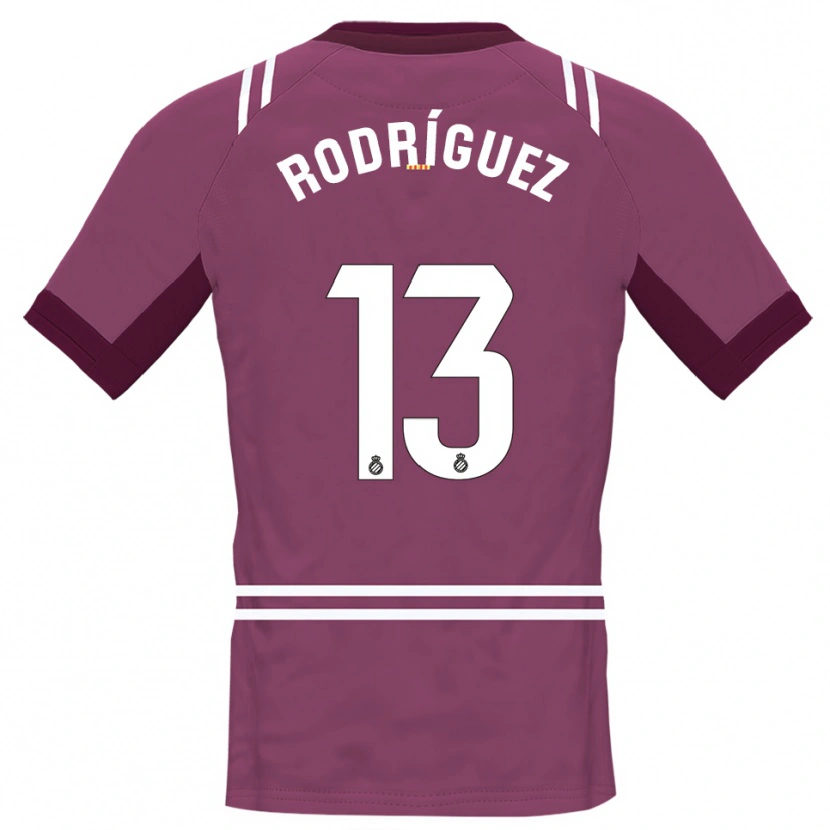 Danxen Homem Joel Rodríguez #13 Bordô Branco Camisola Guarda-Redes 2025/26 Camisa