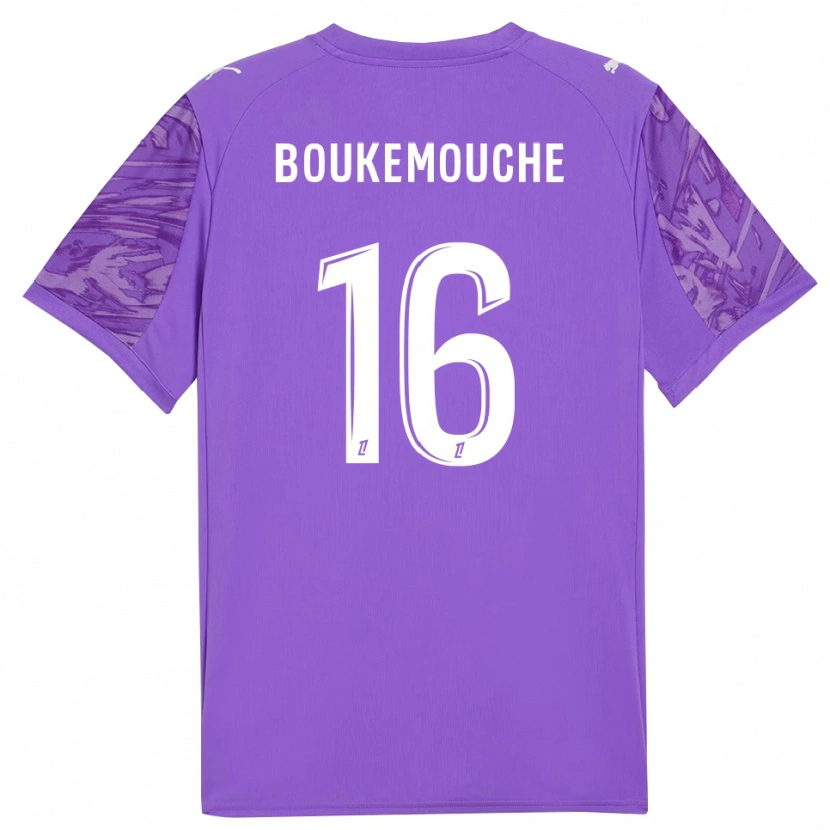 Danxen Homem Amine Boukemouche #16 Lilás Branco Camisola Guarda-Redes 2025/26 Camisa
