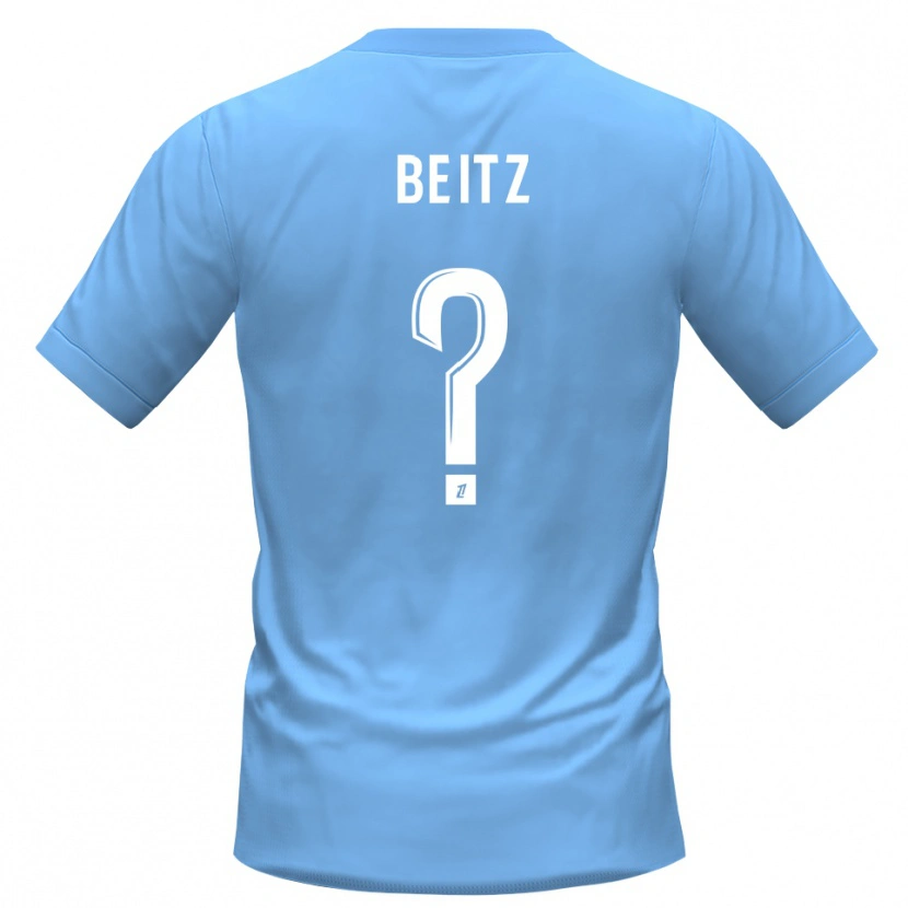Danxen Homem Taylor Beitz #0 Azul Preto Camisola Guarda-Redes 2025/26 Camisa
