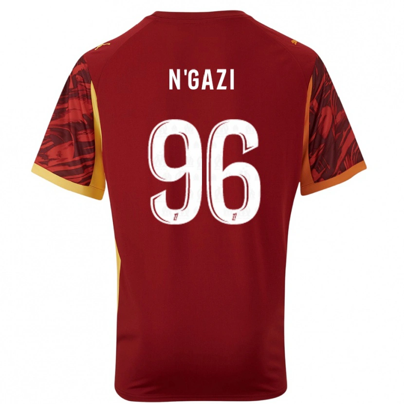 Danxen Homem Chloé N'gazi #96 Bordô Marrom Camisola Guarda-Redes 2025/26 Camisa