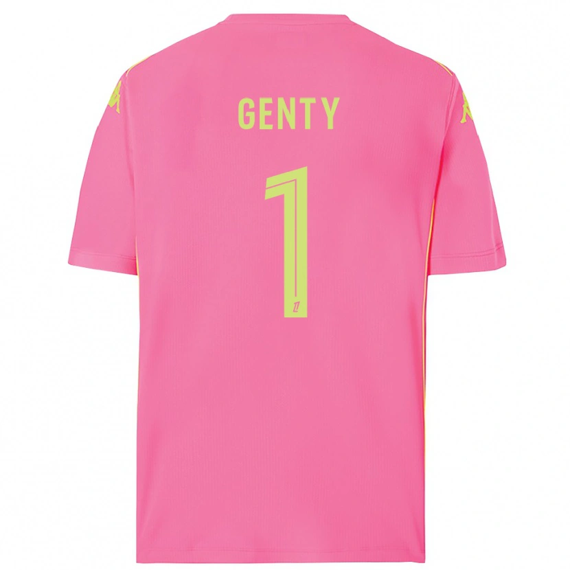 Danxen Homem Julie Genty #1 Rosa Choque Camisola Guarda-Redes 2025/26 Camisa
