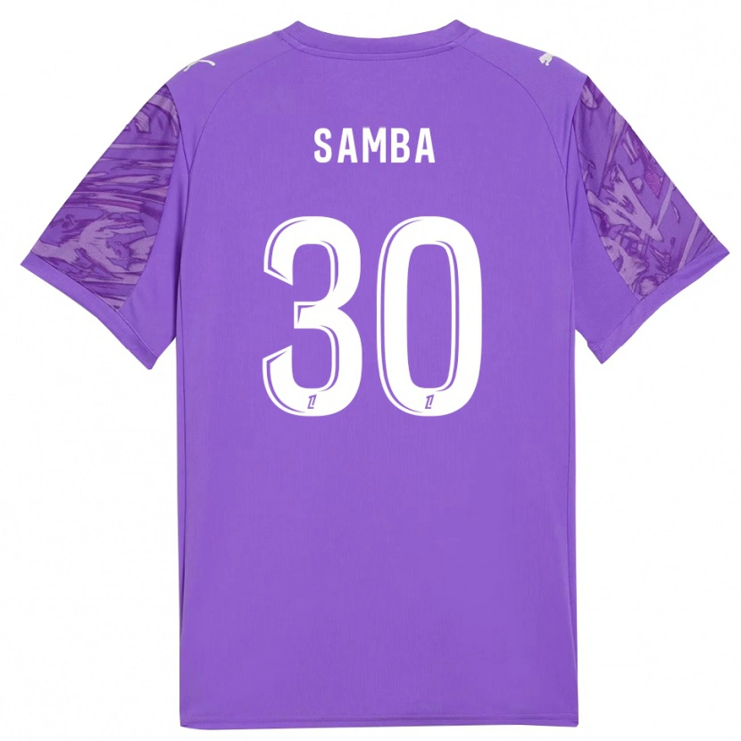 Danxen Homem Brice Samba #30 Orquídea Branco Camisola Guarda-Redes 2025/26 Camisa