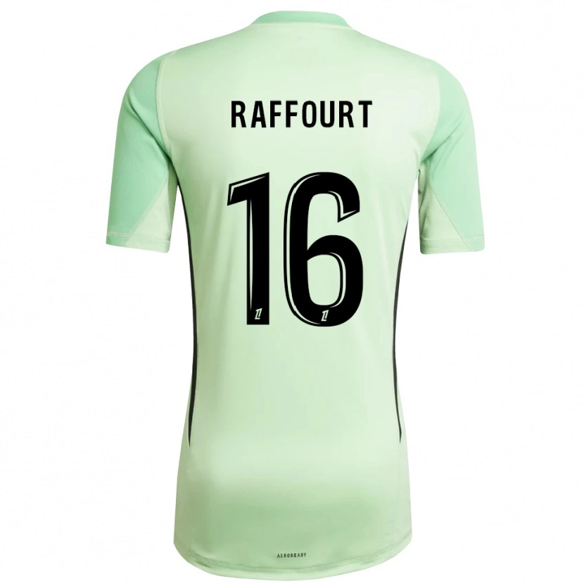 Danxen Homem Timéo Raffourt #16 Verde Claro Preto Camisola Guarda-Redes 2025/26 Camisa