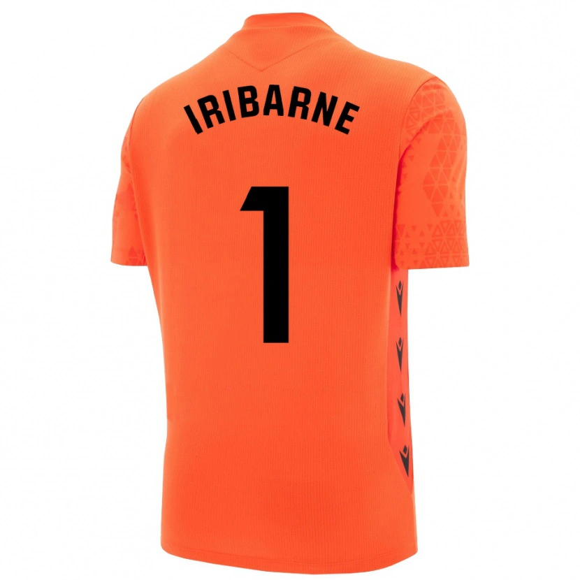 Danxen Homem Bruno Iribarne #1 Laranja Preto Camisola Guarda-Redes 2025/26 Camisa