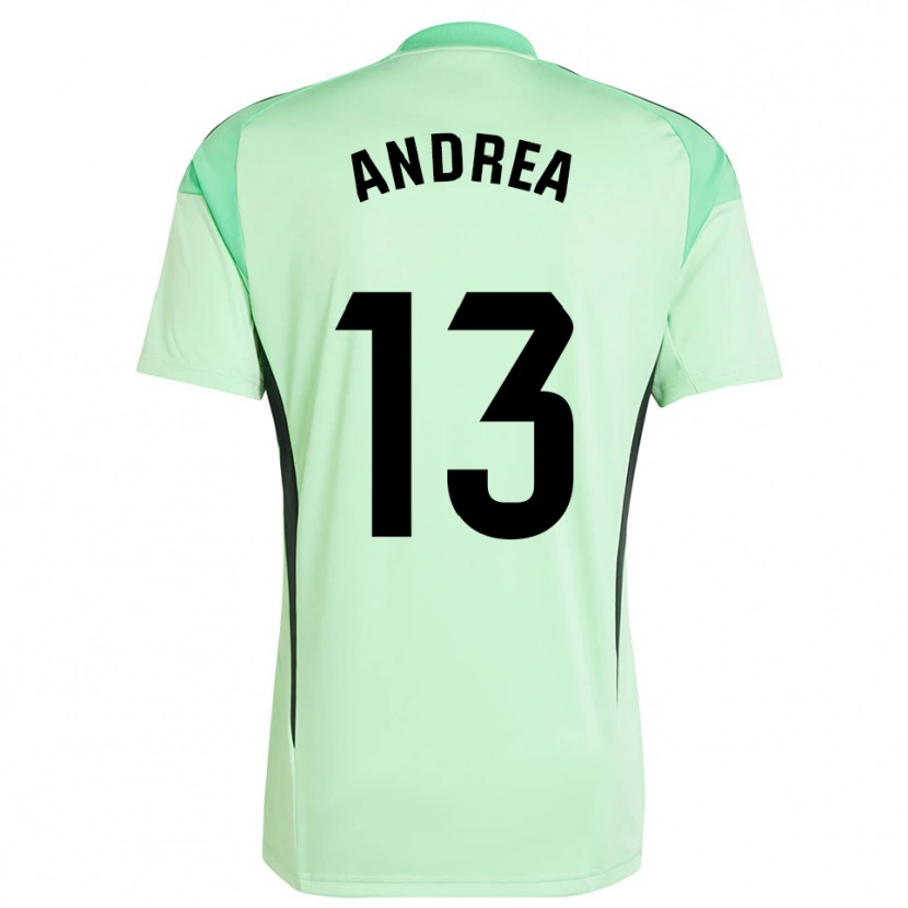 Danxen Homem Andrea Romero Burgos #13 Laranja Escuro Preto Camisola Guarda-Redes 2025/26 Camisa