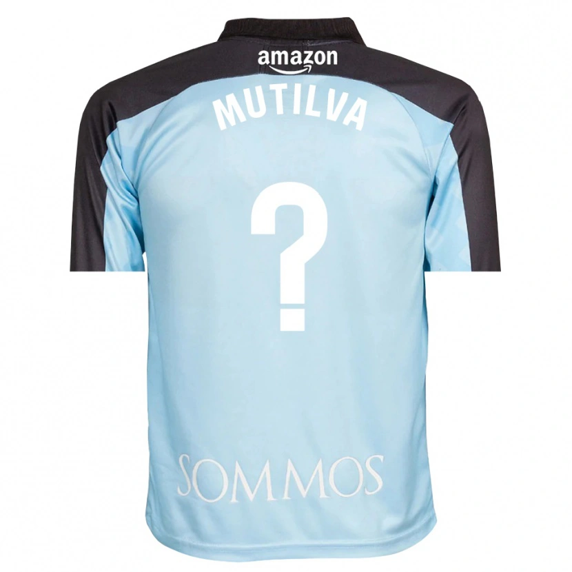 Danxen Homem Aimar Mutilva #0 Azul Claro Preto Camisola Guarda-Redes 2025/26 Camisa