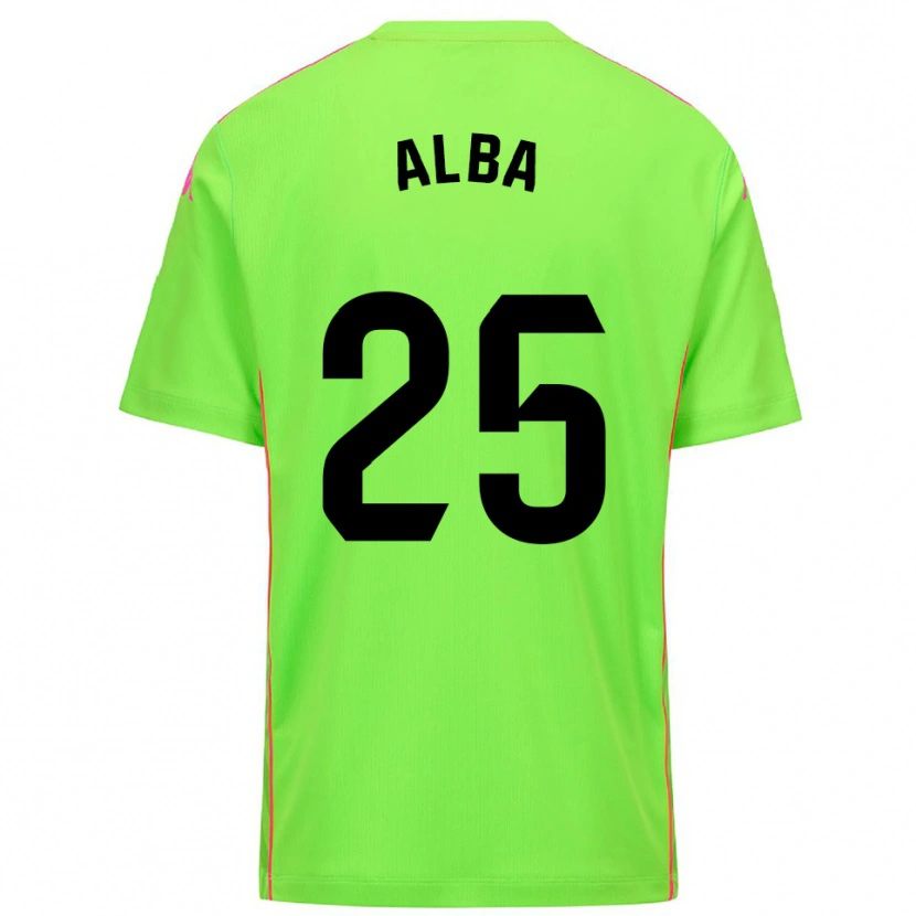Danxen Homem Alba Acebes Rodríguez #25 Lirme Rosa Profundo Camisola Guarda-Redes 2025/26 Camisa