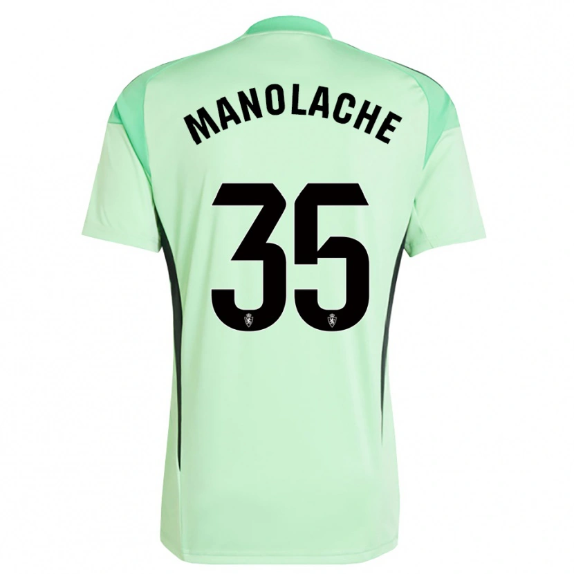 Danxen Homem Marcos Manolache #35 Verde Mola Médio Camisola Guarda-Redes 2025/26 Camisa