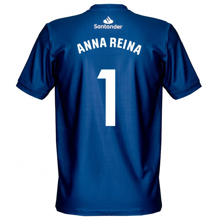 Danxen Homem Anna Reina Toro #1 Azul Real Branco Camisola Guarda-Redes 2025/26 Camisa