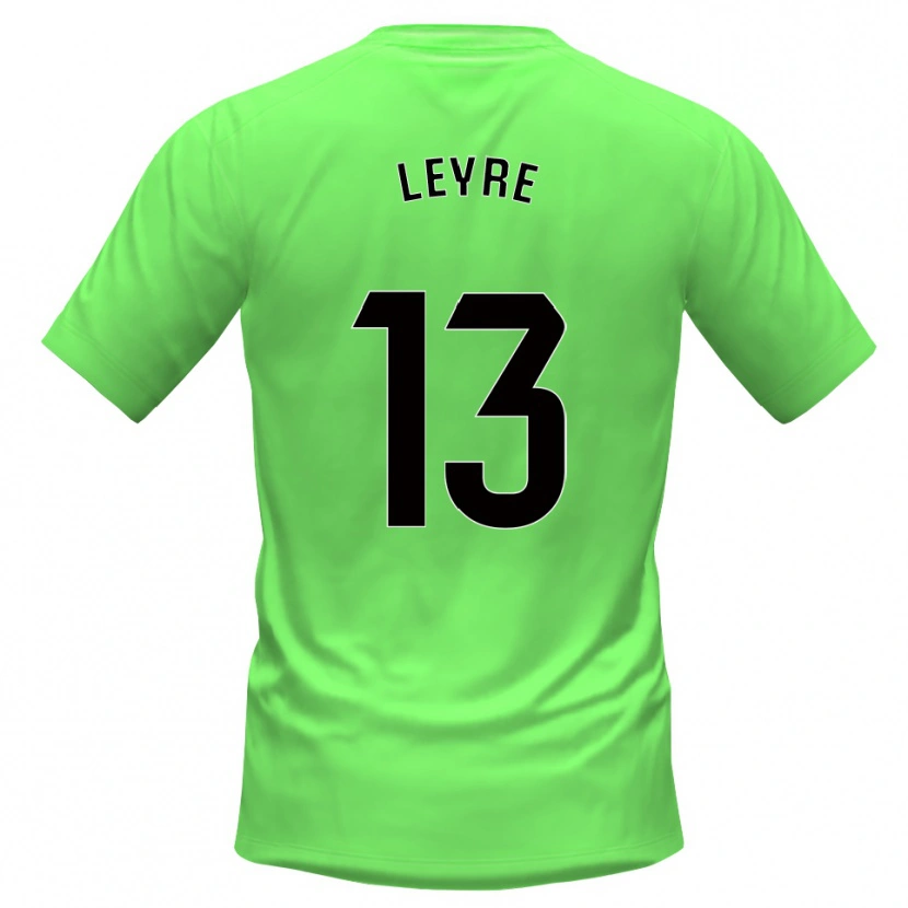 Danxen Homem Leyre Sánchez López #13 Verde Preto Camisola Guarda-Redes 2025/26 Camisa