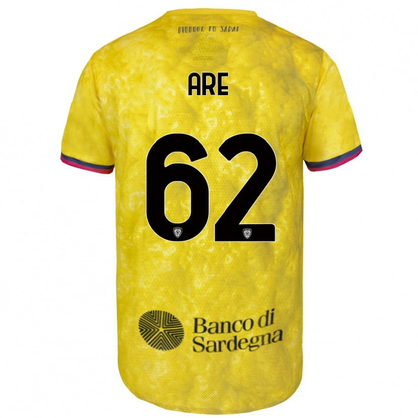 Danxen Homem Emmanuele Are #62 Amarelo Preto Camisola Guarda-Redes 2025/26 Camisa