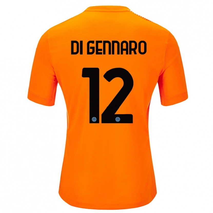 Danxen Homem Raffaele Di Gennaro #12 Laranja Claro Preto Camisola Guarda-Redes 2025/26 Camisa