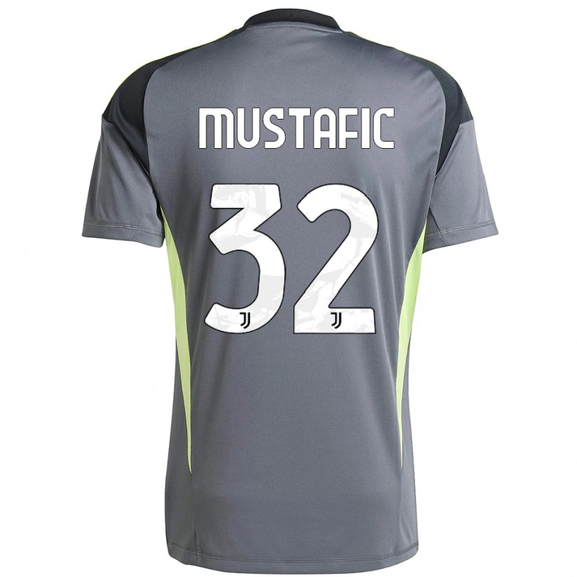 Danxen Homem Emma Mustafic #32 Cinza Escuro Branco Camisola Guarda-Redes 2025/26 Camisa
