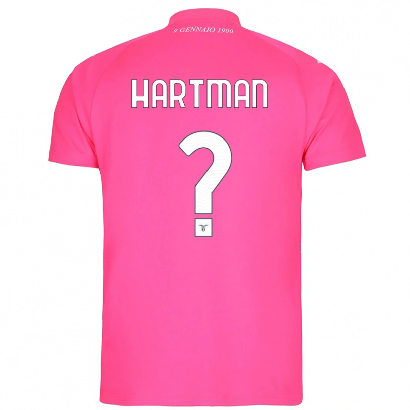 Danxen Homem Thomas Hartman #0 Rosa Intenso Camisola Guarda-Redes 2025/26 Camisa