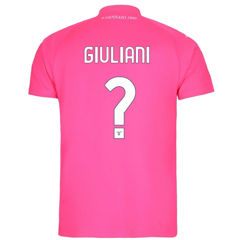 Danxen Homem Alessio Giuliani #0 Rosa Intenso Camisola Guarda-Redes 2025/26 Camisa