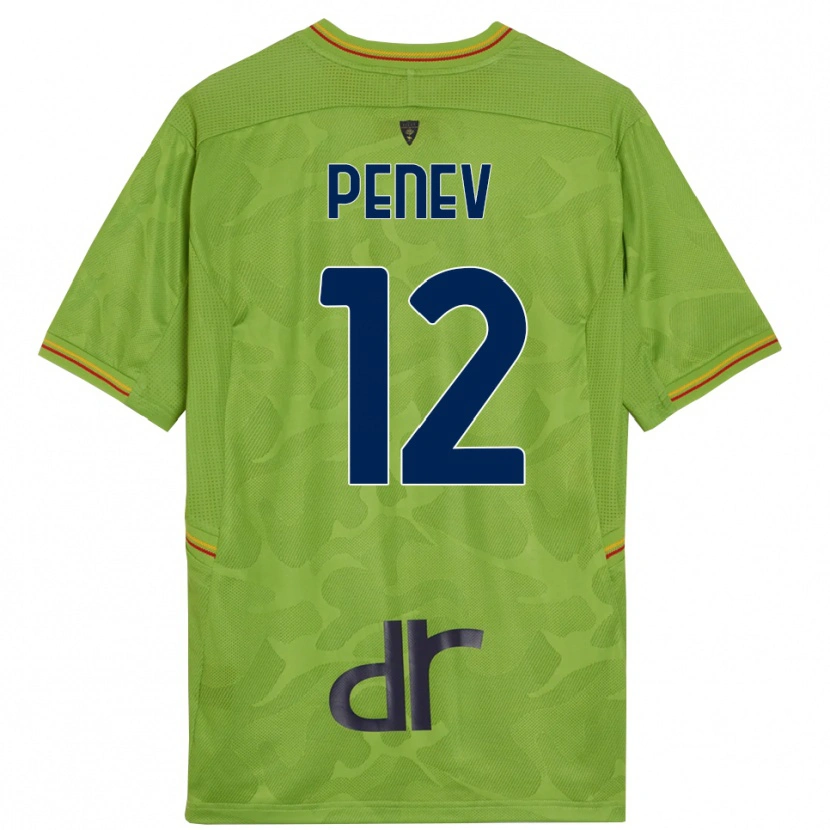 Danxen Homem Plamen Penev #12 Verde Floresta Preto Camisola Guarda-Redes 2025/26 Camisa