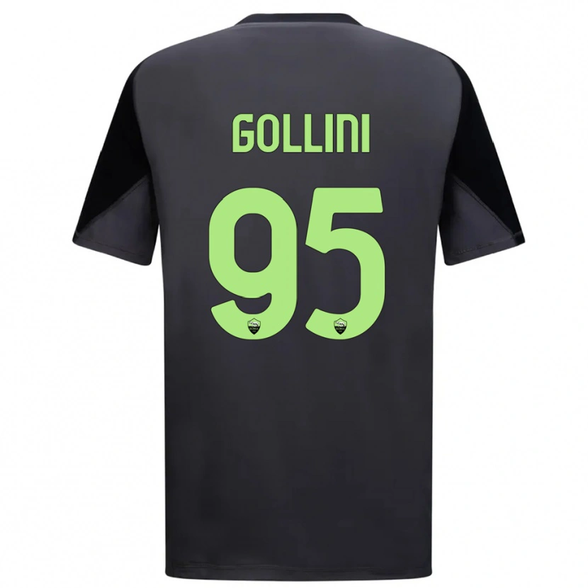 Danxen Homem Pierluigi Gollini #95 Preto Verde Claro Camisola Guarda-Redes 2025/26 Camisa