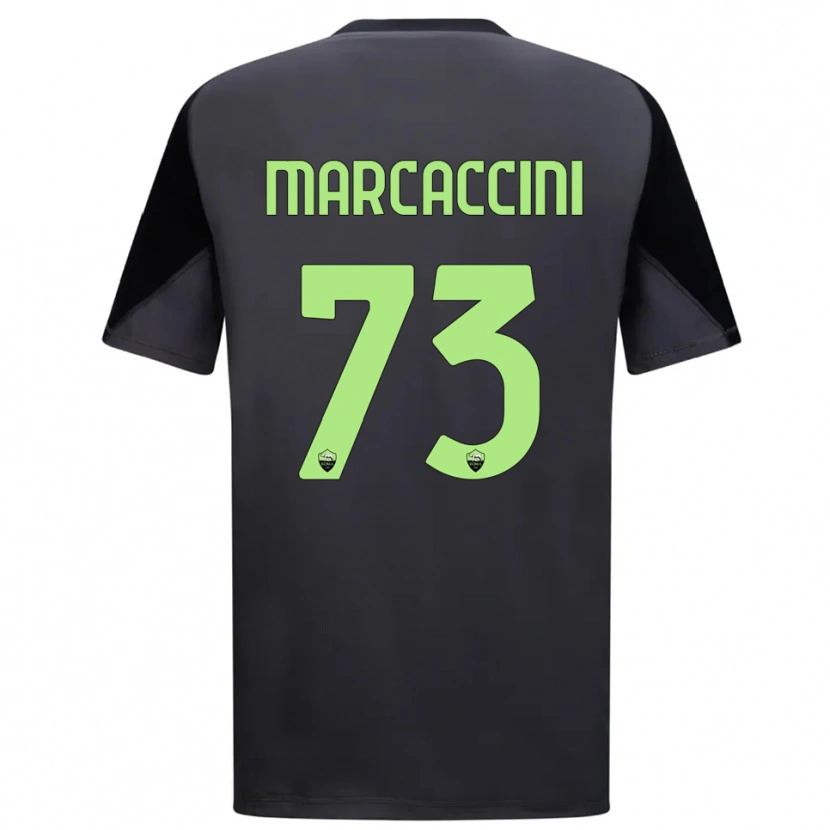 Danxen Homem Alessio Marcaccini #73 Preto Verde Claro Camisola Guarda-Redes 2025/26 Camisa