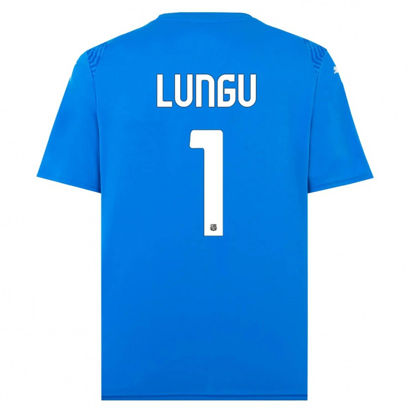Danxen Homem Luca Lungu #1 Azul Branco Camisola Guarda-Redes 2025/26 Camisa