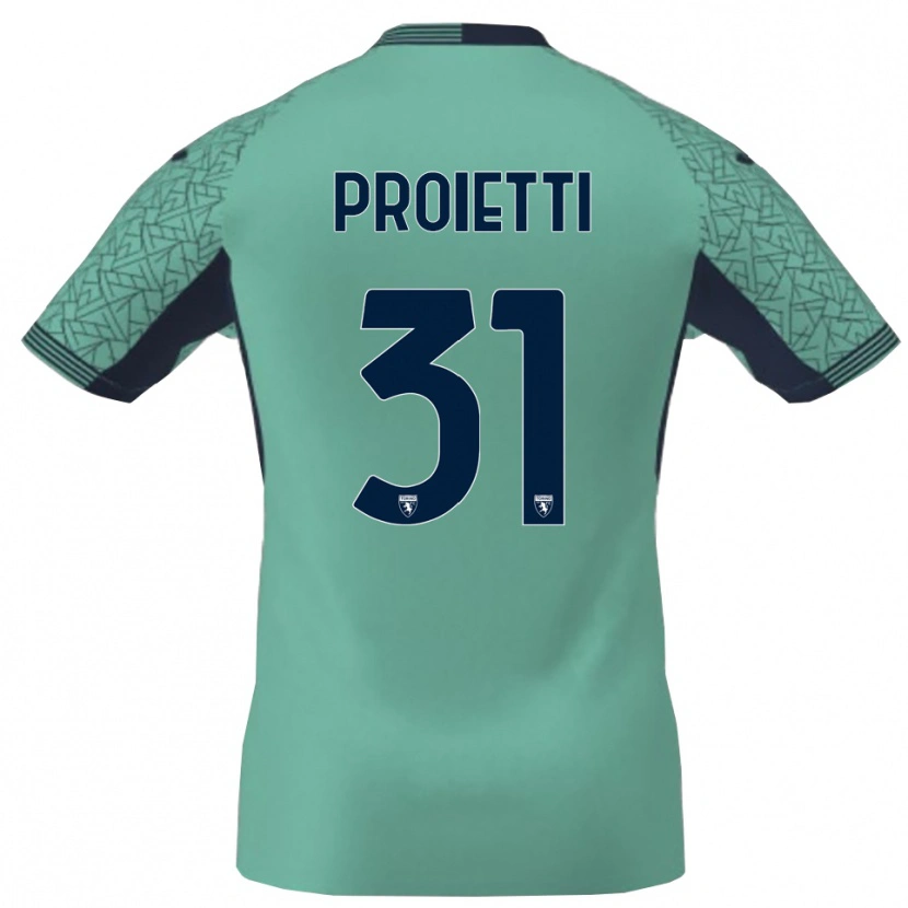 Danxen Homem Riccardo Proietti #31 Lagoa Azul Camisola Guarda-Redes 2025/26 Camisa