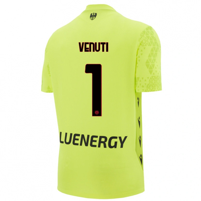 Danxen Homem Gioele Venuti #1 Verde Amarelo Preto Camisola Guarda-Redes 2025/26 Camisa