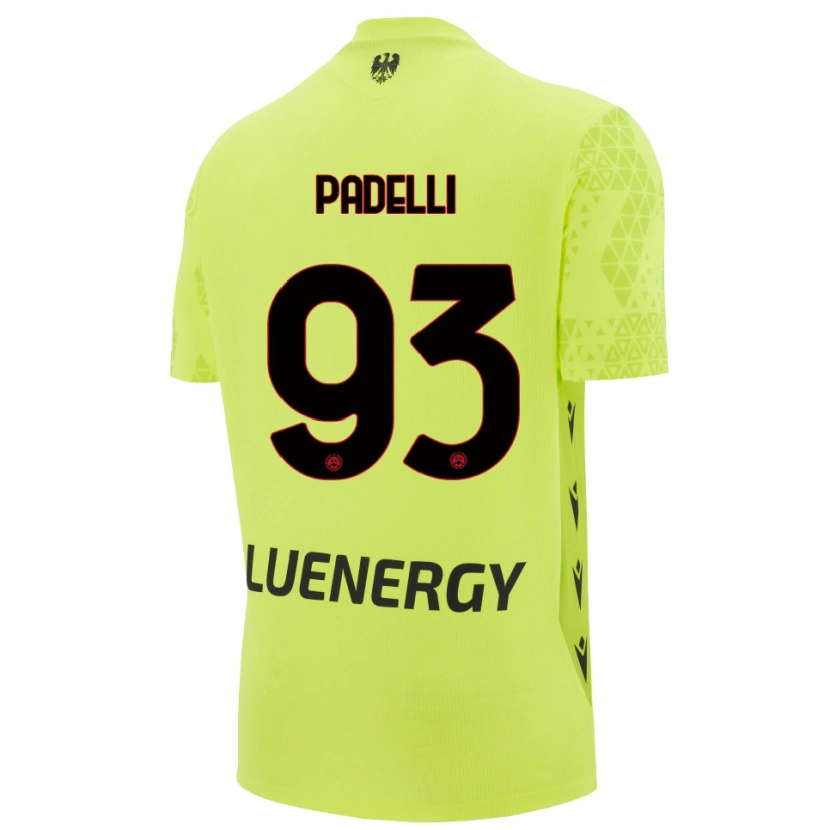 Danxen Homem Daniele Padelli #93 Verde Amarelo Preto Camisola Guarda-Redes 2025/26 Camisa