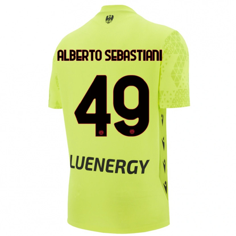 Danxen Homem José Alberto Sebastiani #49 Verde Amarelo Preto Camisola Guarda-Redes 2025/26 Camisa