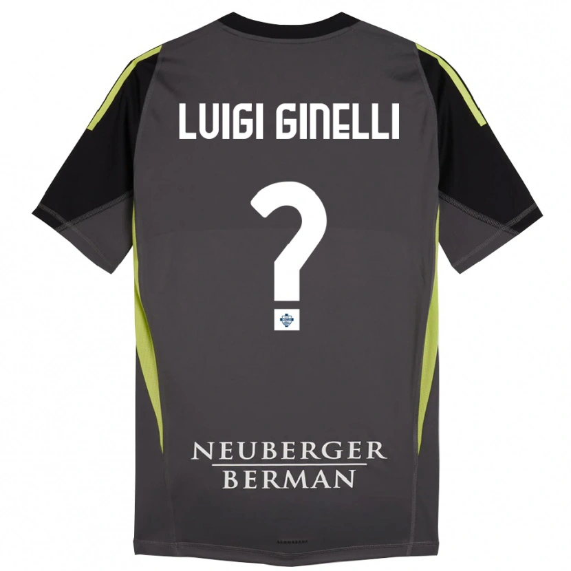 Danxen Homem Lorenzo Luigi Ginelli #0 Preto Verde Claro Camisola Guarda-Redes 2025/26 Camisa