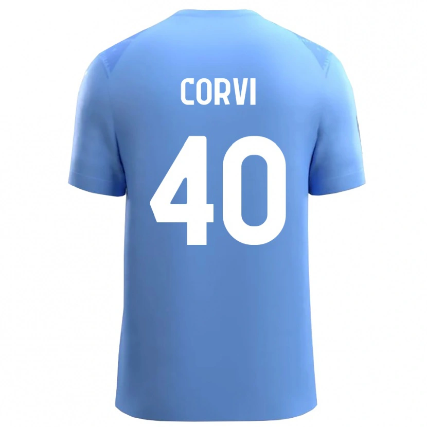 Danxen Homem Edoardo Corvi #40 Azul Céu Branco Camisola Guarda-Redes 2025/26 Camisa