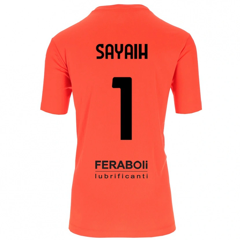Danxen Homem Ilyas Sayaih #1 Preto Laranja Vermelho Camisola Guarda-Redes 2025/26 Camisa