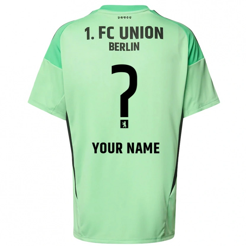 Danxen Homem 1. FC Union Berlin Preto Verde Claro Camisola Guarda-Redes 2025/26 Camisa