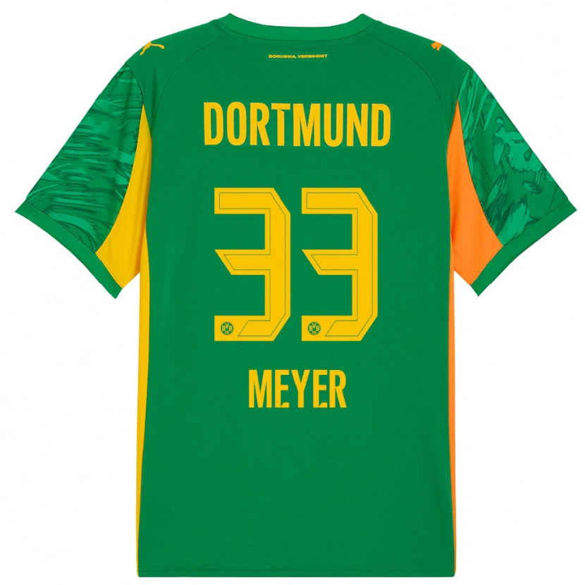 Danxen Homem Alexander Meyer #33 Verde Laranja Camisola Guarda-Redes 2025/26 Camisa