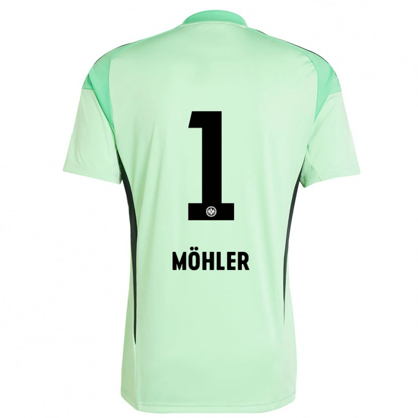 Danxen Homem Emil Möhler #1 Preto Verde Claro Camisola Guarda-Redes 2025/26 Camisa