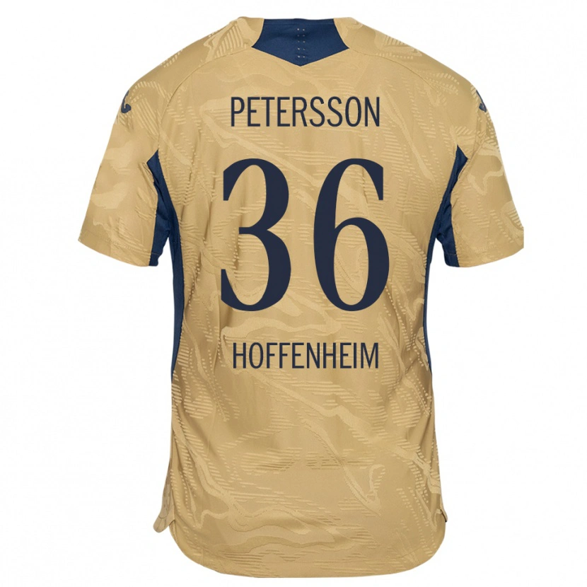 Danxen Homem Lúkas Petersson #36 Preto Tan Camisola Guarda-Redes 2025/26 Camisa
