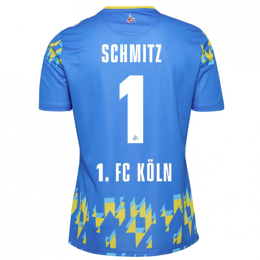 Danxen Homem Lisa Schmitz #1 Azul Centáurea Camisola Guarda-Redes 2025/26 Camisa