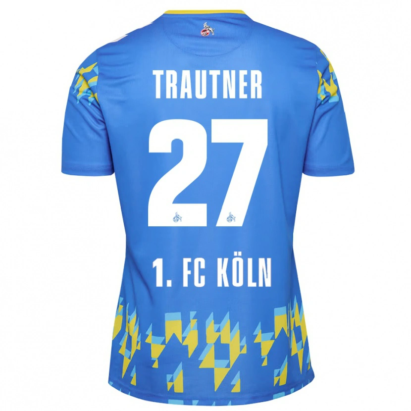 Danxen Homem Tobias Trautner #27 Azul Centáurea Camisola Guarda-Redes 2025/26 Camisa