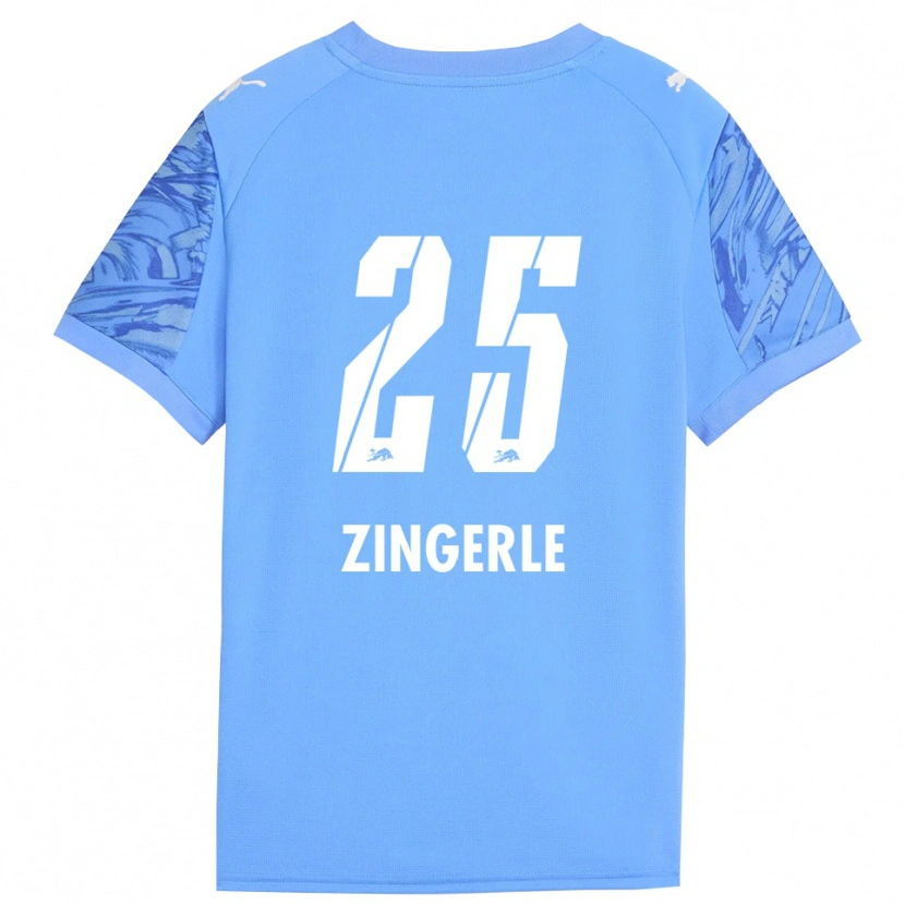 Danxen Homem Leopold Zingerle #25 Azul Real Vermelho Camisola Guarda-Redes 2025/26 Camisa