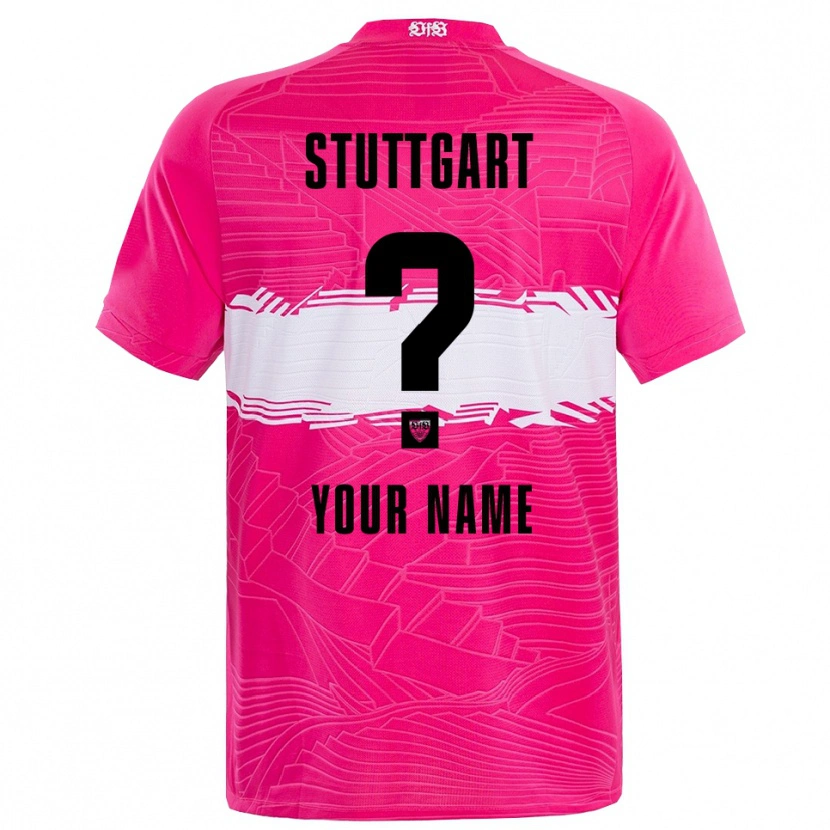 Danxen Homem VfB Stuttgart Preto Rosa Intenso Camisola Guarda-Redes 2025/26 Camisa