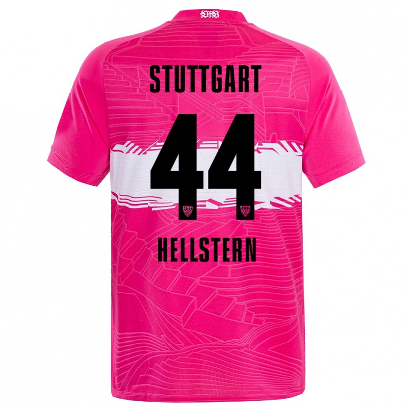 Danxen Homem Florian Hellstern #44 Preto Rosa Intenso Camisola Guarda-Redes 2025/26 Camisa